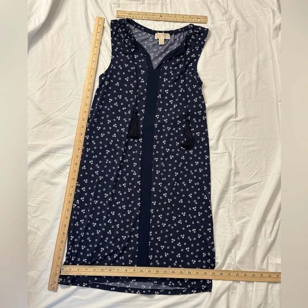Michael Kors Navy & White Floral Dress, Size XS